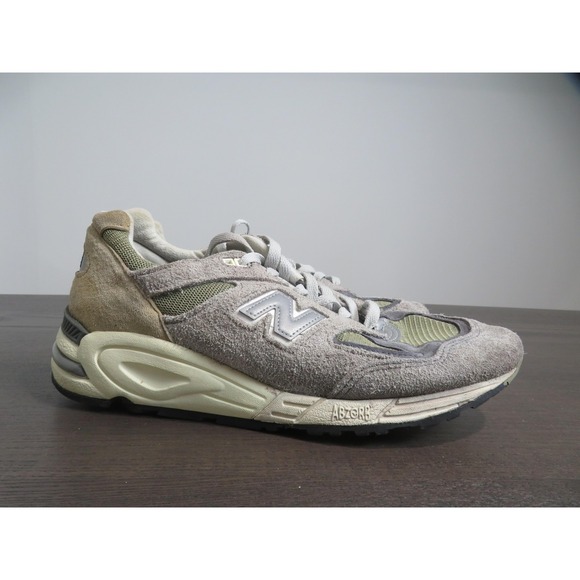 New Balance 990v2 Teddy Santis Shoes Mens Size 10 Gray Suede Marblehead USA Made